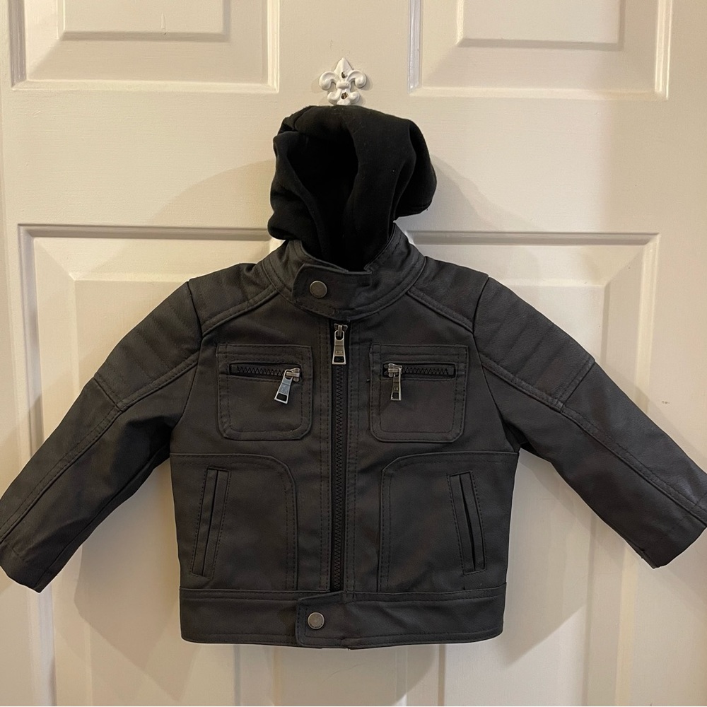 Urban Republic 18mo Pleather Hooded Jacket